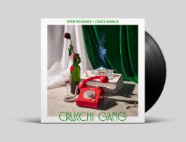 Single Cover Artwork Weinflasche, Rose, qualmende Zigarette u Telefon von Fotografen Silly Berlin.