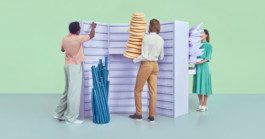 Data Management abstrahiert designed u fotografiert von Werbeagentur Silly Berlin für Werbekampagne. 