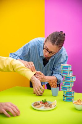 Making Of von BettaF!sh Fotoshooting fotografiert von Werbefotografen Silly Berlin.