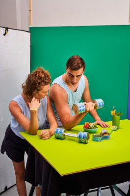 Making Of von BettaF!sh Fotoshooting fotografiert von Werbefotografen Silly Berlin.