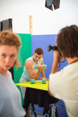 Making Of von BettaF!sh Fotoshooting fotografiert von Werbefotografen Silly Berlin.