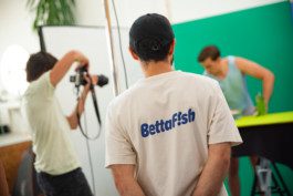 Making Of von BettaF!sh Fotoshooting fotografiert von Werbefotografen Silly Berlin.