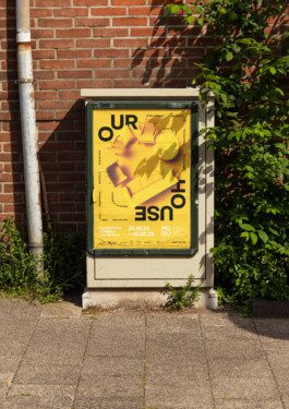 Poster Our House Ausstellung Museum Giersch Silly